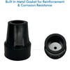 Replacement Cane Tips, 3/4 Inch, Black.