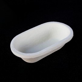 Professional Eco-Friendly 500g Oval Smoothl Pattern Proofing Basket Banneton Brotform Brotformen Bread Making - Heavy Duty - Sustainable Wood Pulp Eco Friendly