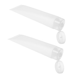 TOVINANNA 2pcs Portable Travel Size Refillable Lotion Bottles Pe Soft Tube Containers for Cosmetics Toiletry Travel Bottles
