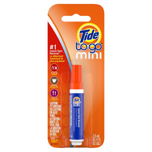 Tide to Go Mini Instant Stain Remover, Orange, (Pack of), 1 Count