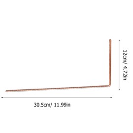 Set of 2 Copper Dowsing Rods for Water Source, Soul, Gold Detection, Divination, Groundwater, Gold, Supernatural