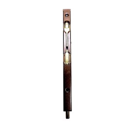 Bricoleva.it Steel Lever Lock - For 16mm Wood Doors - Various Colours and Lengths - Bronzed - 30cm
