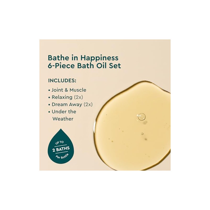 Kneipp 6 x 20ml Piece Bath Oil Herbal Bath Collection