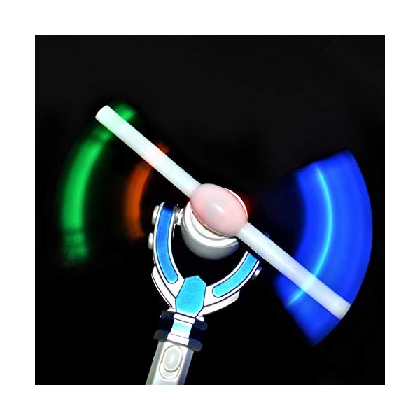 Glowtopia LED Windmill Light Up Handle Spinning Toy Flashing (Single Pack)