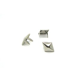 Silver Diamond Shaped Studs - Bag of 100