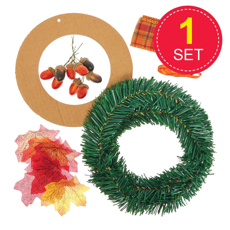 Baker Ross FN300 Autumn Wreaths Craft Kit - Craft Autumn