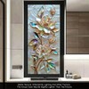 Starlit Patio Pearlescent Floral Window Film Static Cling Decorative Privacy