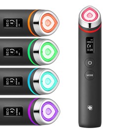 Medicube Age-R Booster Pro - Dispositivo de terapia LED 6 en 1 para una mejor absorcin, radiance, elasticidad, contorno facial, cuidado de los poros  