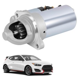 Starter Motor Fit for Kia Optima 2016-2018, Sportage 2017-2022, Fit for Hyundai Elantra N/Kona 2022-2023, Tucson 2018-2021, Veloster N 2019-2022, 2.0L 2.4L, 12V 1.2KW 11-Teeth Clockwise