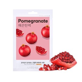 MISSHA Airy Sheet Mask (R) Set of 10 Face Mask (Pomegranate PG)