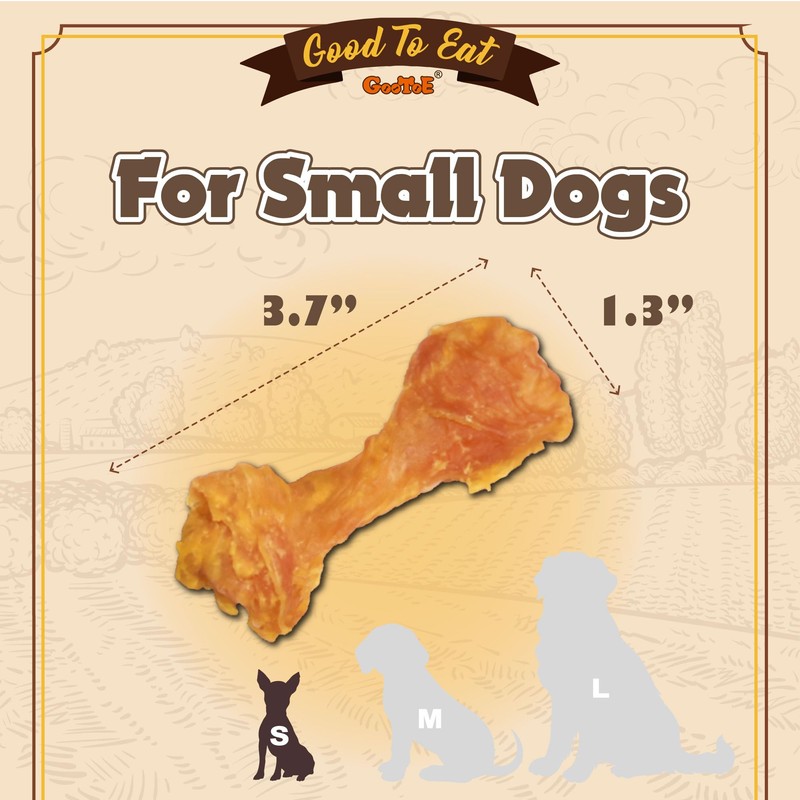 Gootoe Turkey Tendons for Dogs –All-Natural, Hypoallergenic Dog Treats, Rawhide