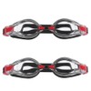 2Pcs Large Frame Swimming Glasses Electroplated Adults Goggles for Training