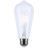 Satco S11520 LED Bulb, ST19, 6W (40W Eq), 2700K Warm