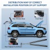 autobasicparts For 2007-2015 GMC Acadia 2 Pcs Liftgate Tailgate Hatch