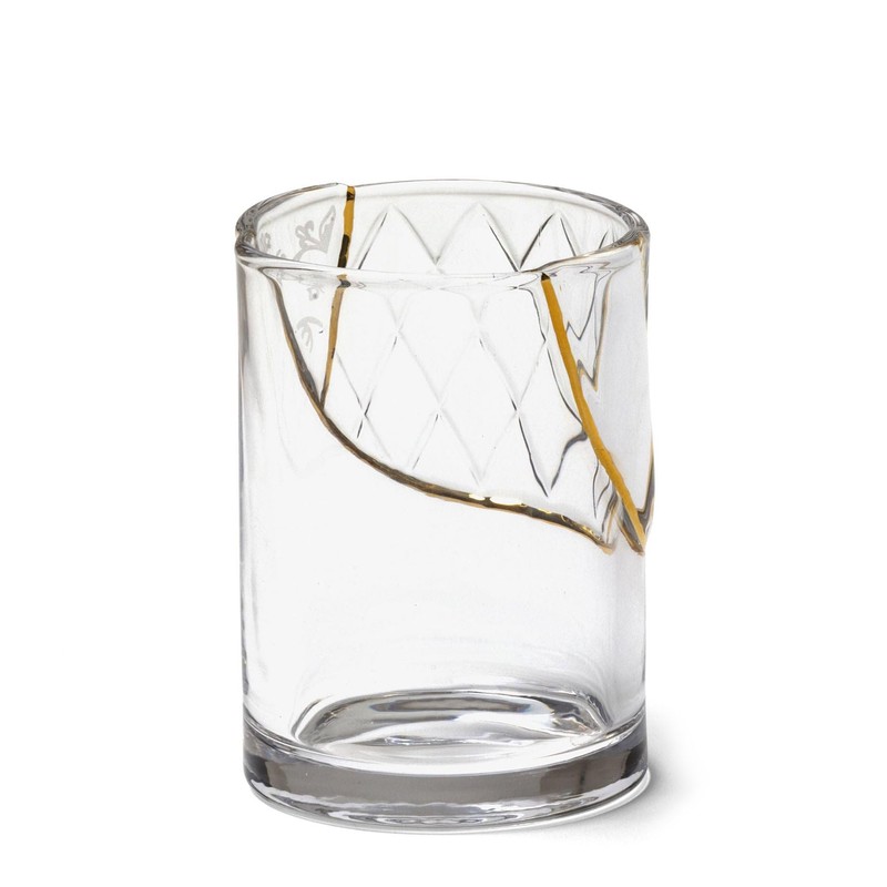 Seletti 09657 Kintsugi N'2 Glass Set/2