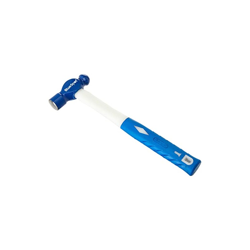 Blue Spot Tools Fibreglass Ball Pein Hammer, Blue, 16 oz