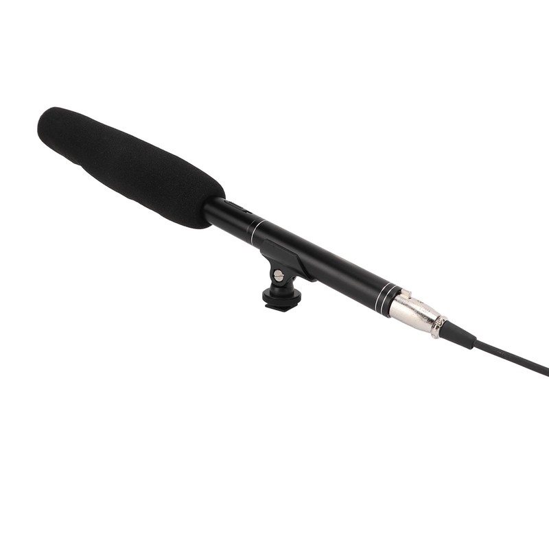 Interview Microphone Wired Portable Small Rustproof Anti Interference High Sensitivity