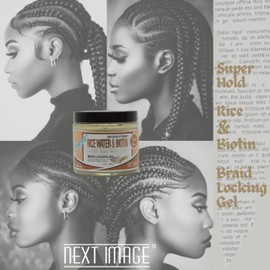 NEXT IMAGE - Braid Locking Gel Super Hold [Rice Water]