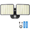 Rechargeable Motion Sensor Light, 2500LM&4000LM Dual Modes Rechargeable Outdoor Light,