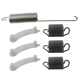 Xspeedonline Washing Machine Kit Compatible for Whirlpool Washer Parts for Ken-more 3x Washing Machine, Tub Wear Pad 285744, 3x Counterweight Counter Balance W10250667, 1x Suspension Spring WP63907