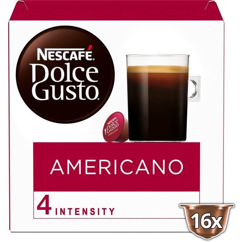 Dolce Gusto Americano, 16 x 8.5g (136g)
