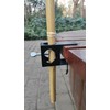 Universal Pole Holder Deck Mount Clamp - Compatible with Tiki