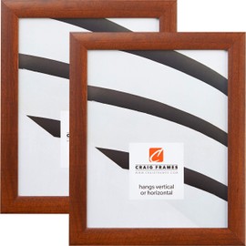 Craig Frames 23247616 18 x 24 Inch Picture Frame, Walnut Brown, Set of 2