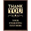 Corporate Employee Recognition Plaques - 7 x 9 Thank You
