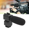 Video Recording Microphone Wide Range Frequency Shock Absorbing Stereo Interview