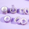 Fairy Washi Tape 12 Rolls Purple Decorative Tape Masking Tape