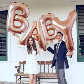 Lecute Globo Letra S Gigante 42'' Letrero 107 Cm Decoracion Adorno