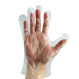 Food Prep Gloves, Food Grade Kitchen Gloves, Polyethylene Disposable Gloves, Medium, 1.5 mil, 10000 Pack