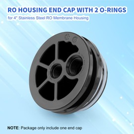 End Cap with 2 O-Rings for 4" Stainless Steel RO Membrane Housing