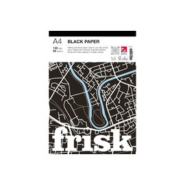 Frisk A4 Black Drawing Sketching Paper Pad