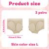 2 Pairs Ballet Forefoot Pads Foot Thongs for Dance Girls,