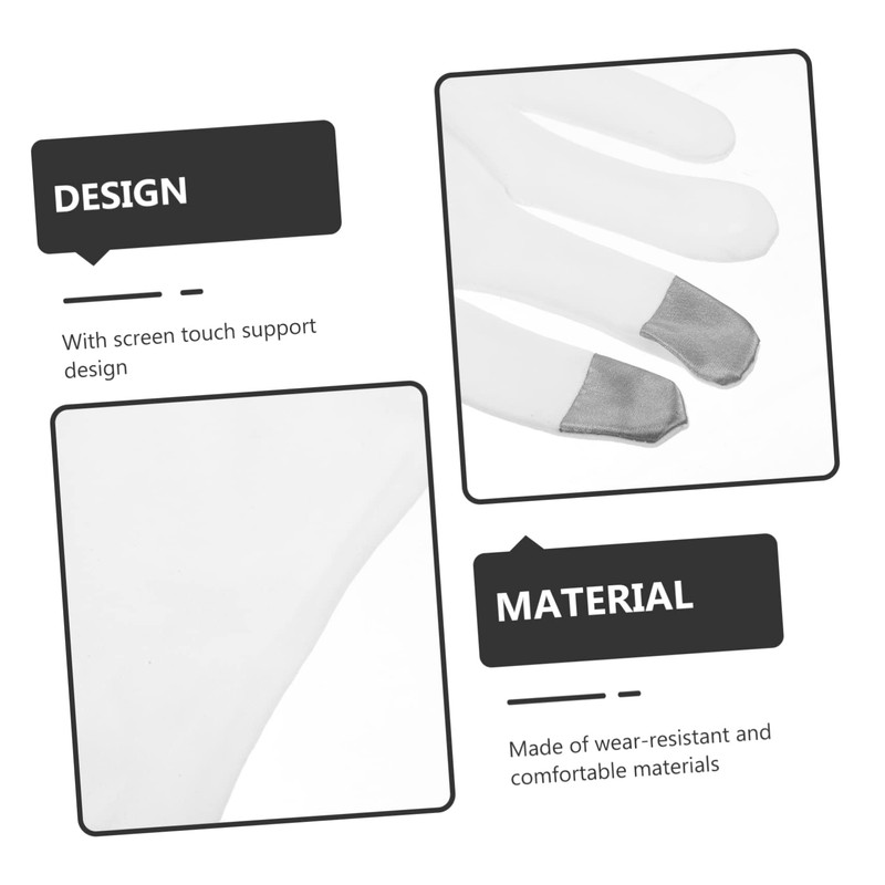 Operitacx 2 Pairs Thin Cotton Gardening Gloves for Women Touch