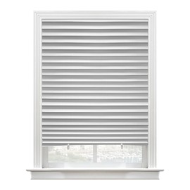 6 Packs Cordless Light Fully Blocking Pleated Shade Blinds Light Filtering 36 in x 72 in Easy to Cut and Install Easy Lift Trim-at-Home White