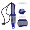 KEEP DIVING Stainless Steel Professional Scuba Fixed Blade Knife Blue