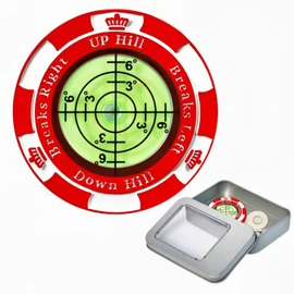 Golf Green Reader, Golf Ball Marker with High Precision Horizontal Bubble, Putt Aid Golf Accessories Tool Men Women