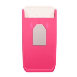 Vaessen Creative Heavy Duty Craft Punch - Label - 4 x 2,5 cm Hole Punch - Cutter for Shrink Paper, Card Making, and Crafting, Pink-White