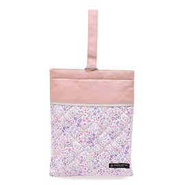 COLORFUL CANDY STYLE N3249300 Shoe Bag, Girls, Children, Elementary School Entrance Goods, Nursery School, Floral Mist