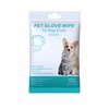 Pet Glove Wipe for Dogs & Cats, Hypoallergenic, Rinse Free,