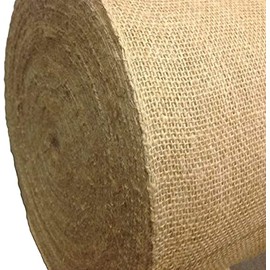 24" Wide 100% Natural Jute Upholstery Burlap Roll - 5 Yards