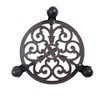 Sungmor Heavy Duty Cast Iron Plant Caddy,11" Round Potted Plant