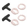 Hoypeyfiy Recoil Starter Handle with Pull Cord Kit Replacement for