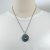 tiabchhiz Seal Solomon Hexagram Necklace, Blue Eye Necklace Evil Eye