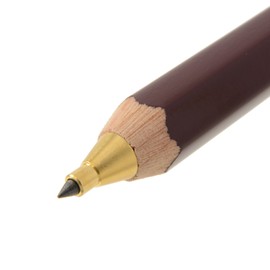 OHTO Mechanical Pencil Wood Sharp with Eraser 2.0, 2.0mm, Burgundy Body (APS-680E-Enji)