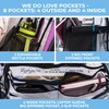 Clear Backpack Heavy Duty has TSA Lock, 2-Way Zipper. PVC