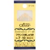 Clover 57-070 French Embroidery Needles, Assorted No. 7-10, Pack of