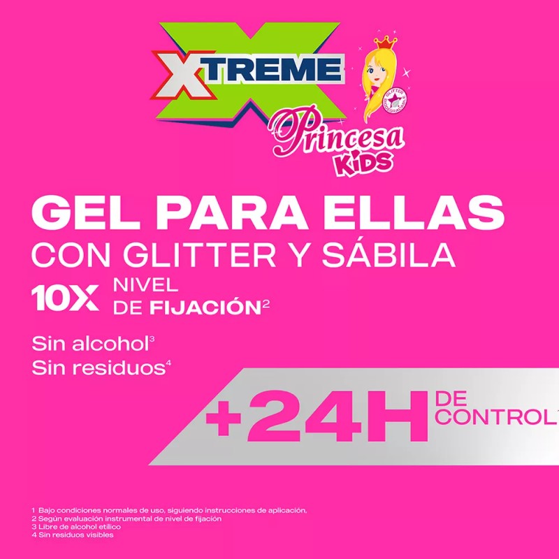 Xtreme gel fijador princesa 200g